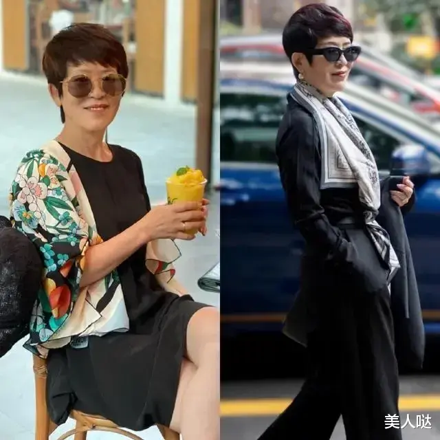 被这个65岁中国奶奶美到了：发不遮耳，穿搭不装嫩，到老也优雅