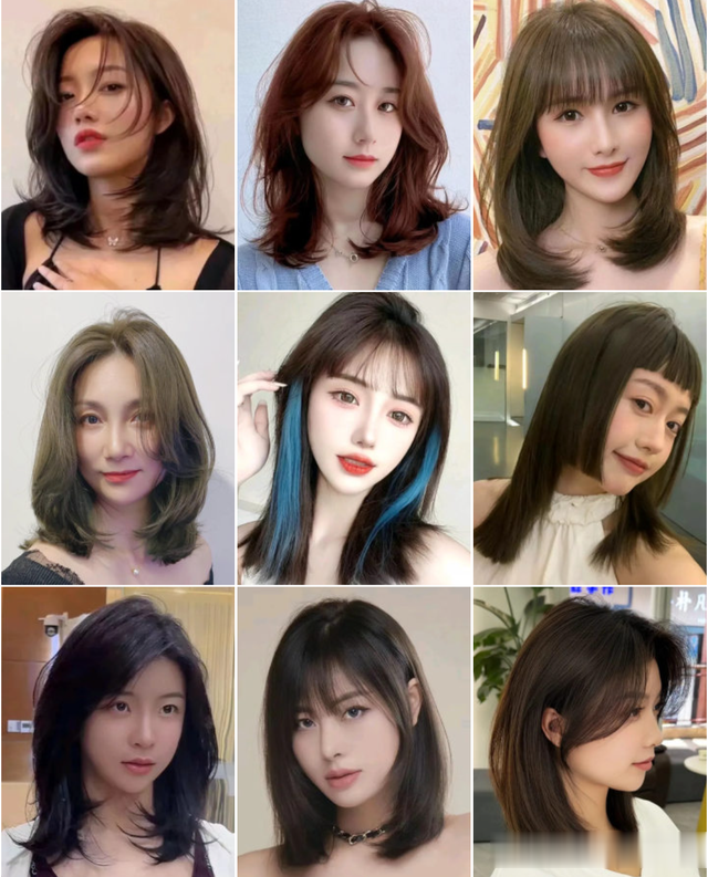 春天女发别乱剪，不长不短锁骨发型是主流，百变时尚很显瘦