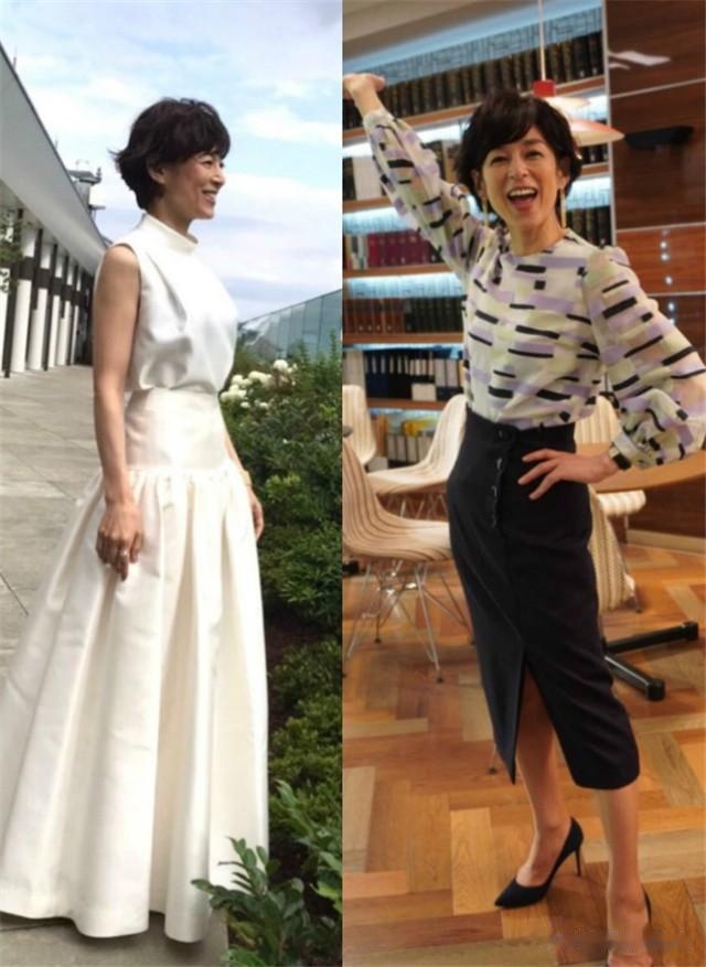 铃木保奈美亲身示范:裙不配打底裤、发不过肩,年过50都没大妈感