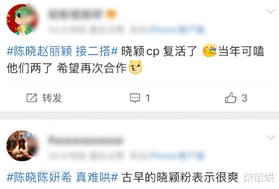 网友疯了!陈晓离婚后喊他追回赵丽颖,像王菲谢霆锋那样世纪复合