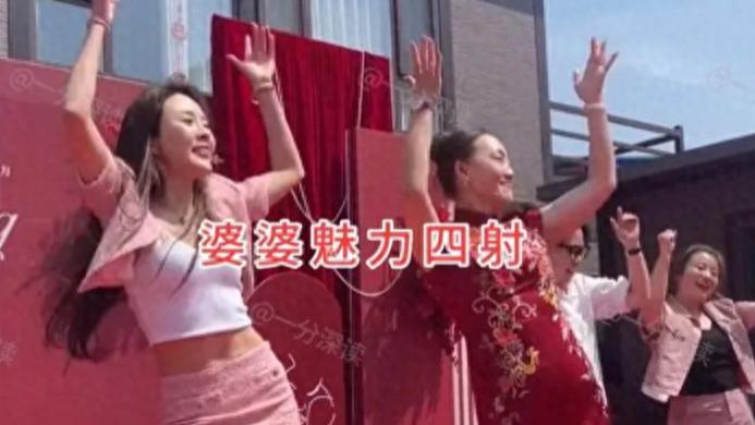 河北高颜值女子参加婚礼，一曲热舞引爆全场，不料喜婆婆却火了