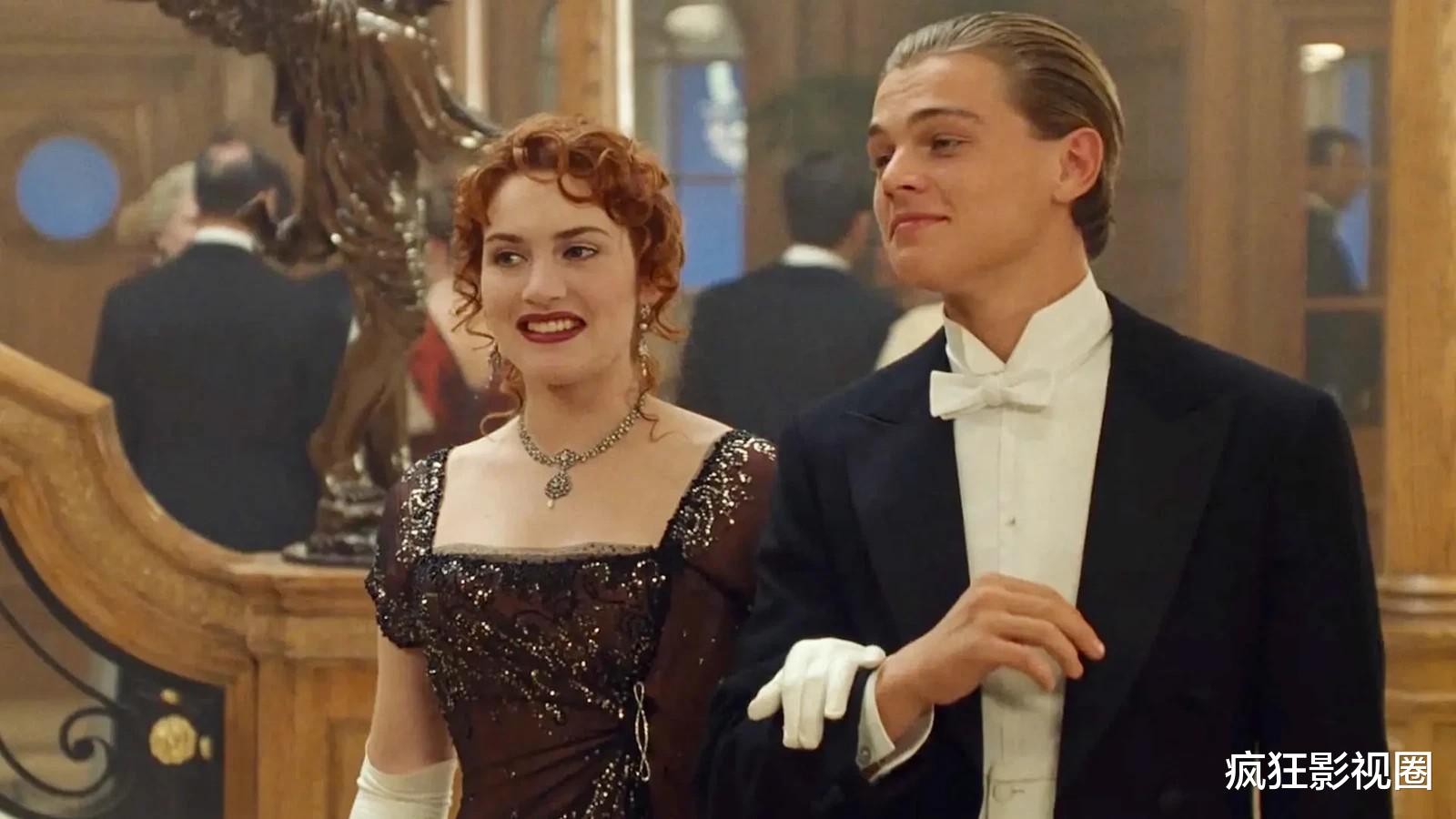 《泰坦尼克号》30年后杰克露丝重聚,小李子和温斯莱特都变了