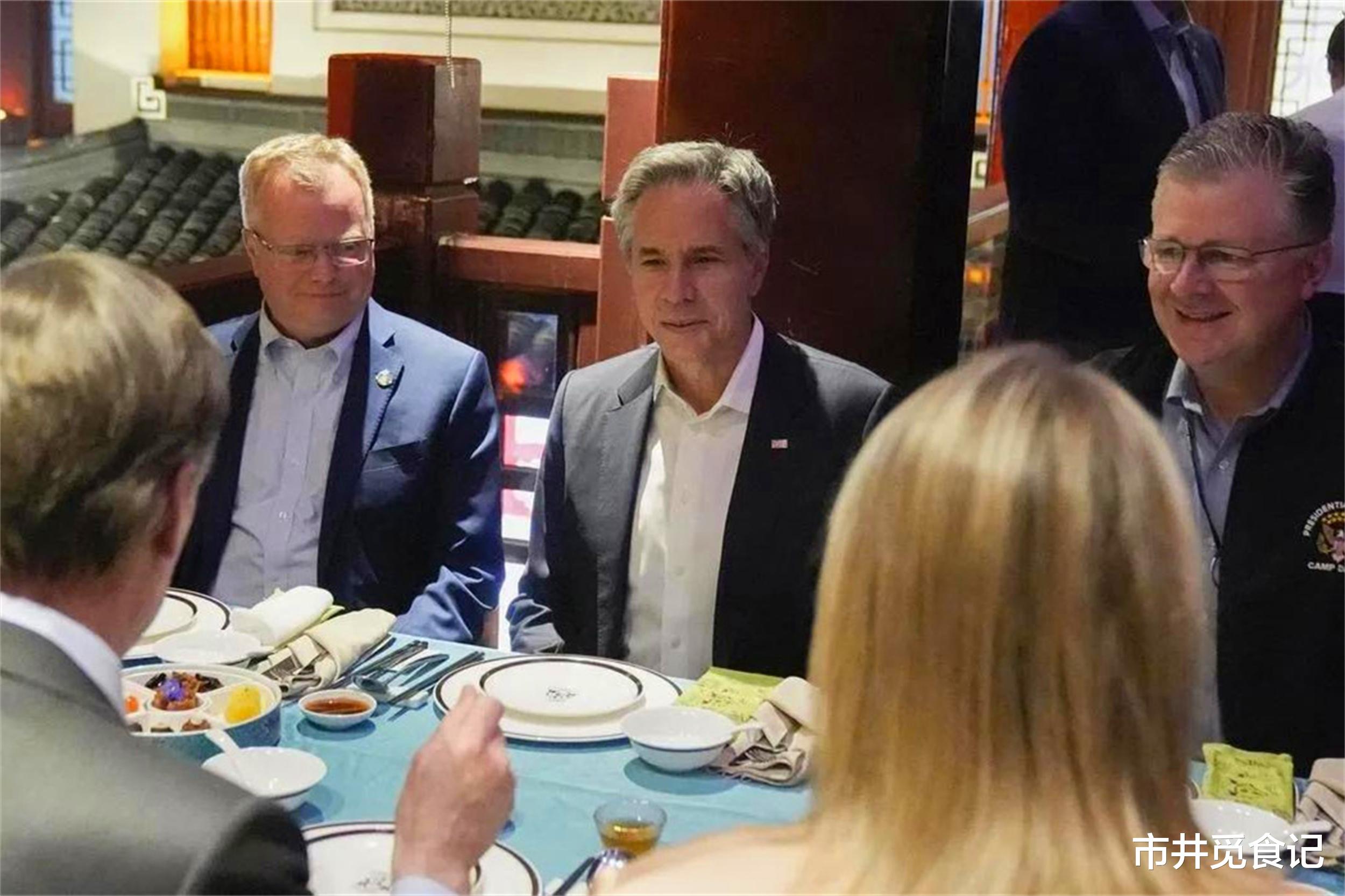布林肯访华第一餐，能找到这家上海老字号，身边果然有“中国通”
