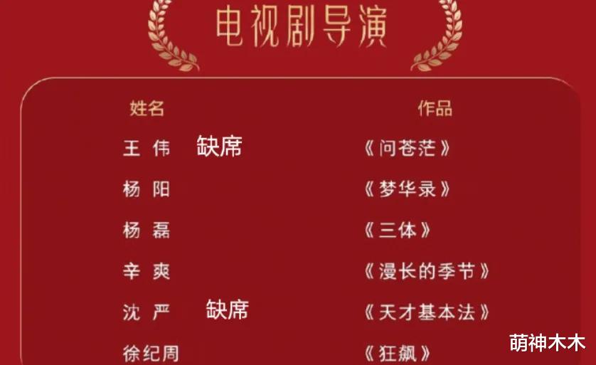 金鹰奖出席名单引热议，唐嫣胡歌等人缺席，网友吐槽：结果太好猜