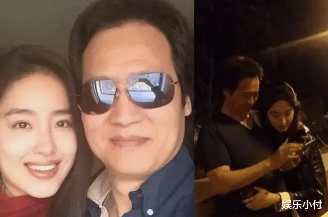刘亦菲与干爹热聊被拍,女方捂嘴大笑,两人互动自然毫不避嫌