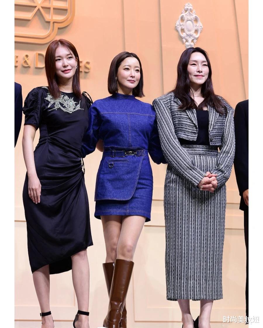 金喜善剪波波头像“洋娃娃”,穿牛仔裙+长筒靴,减龄10岁不止