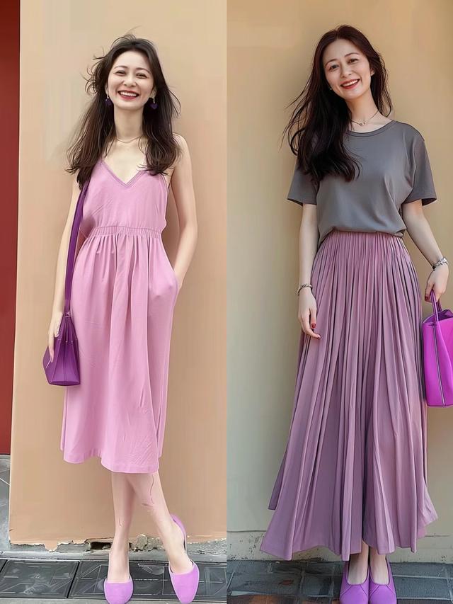 这是我见过最时髦的妈妈，头发微卷、穿衣显贵，40+还有少女范！