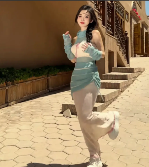 笑死了，冯提莫展示魔鬼身材，网友：那个碗有链接吗？