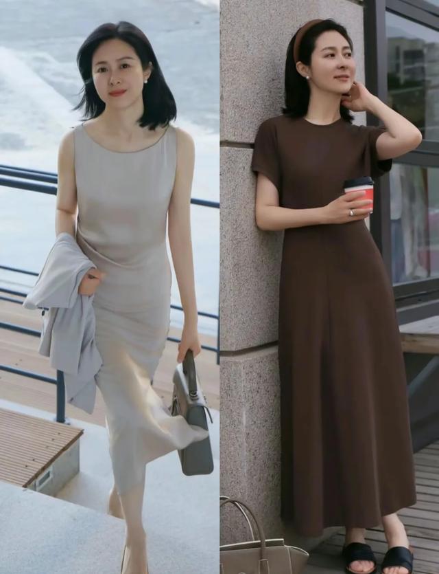 这才是中年女人的穿衣榜样：头发剪短，穿衣简单，体面又显贵