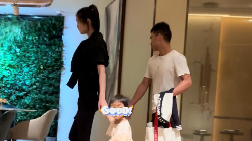 何猷君2岁女儿身高近1米，奚梦瑶改善四房身材基因很成功