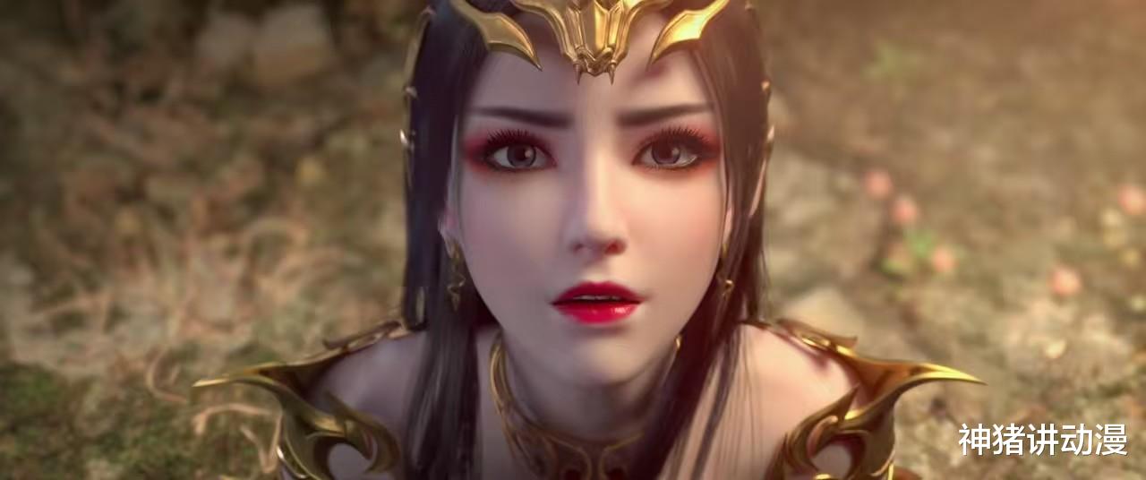 美杜莎cos曝光，红艳长裙配黑丝美腿，魅惑力拉满，萧炎真有福气