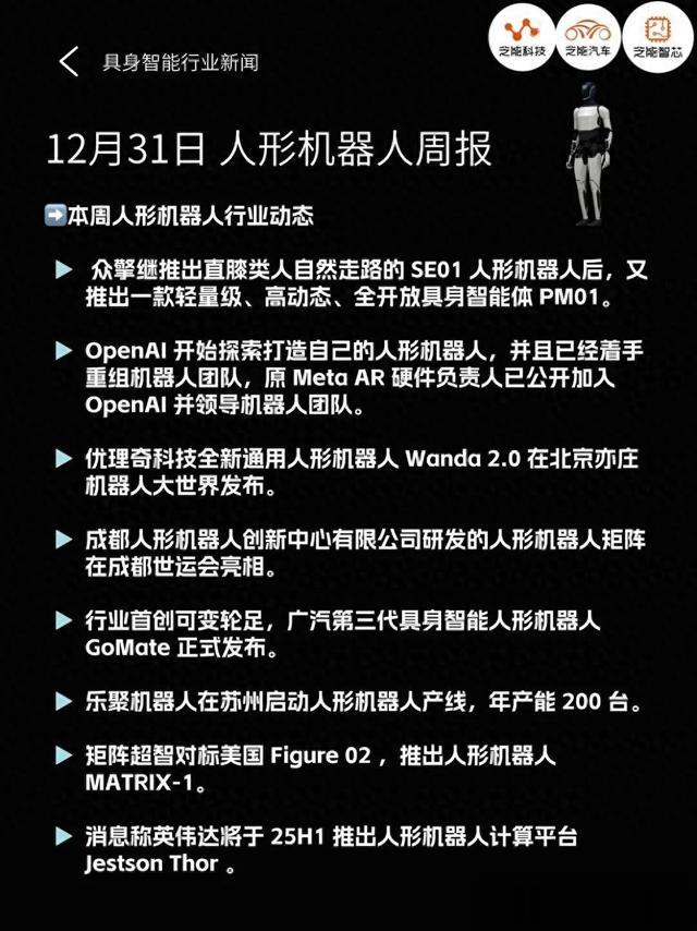 1 2 机器人周报|2024第52周:英伟达推出机器人专用平台