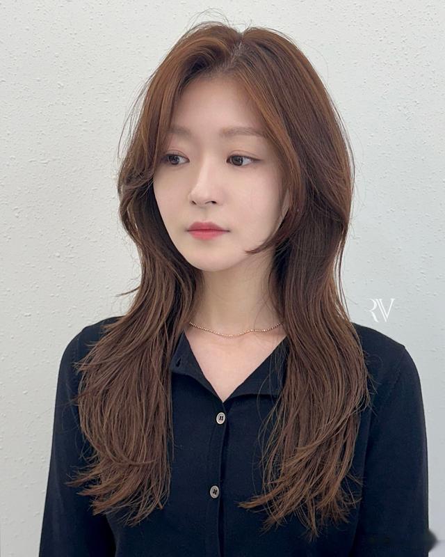 挂耳短发锁骨发型微卷长发,短中长三种发型,让你美出新高度