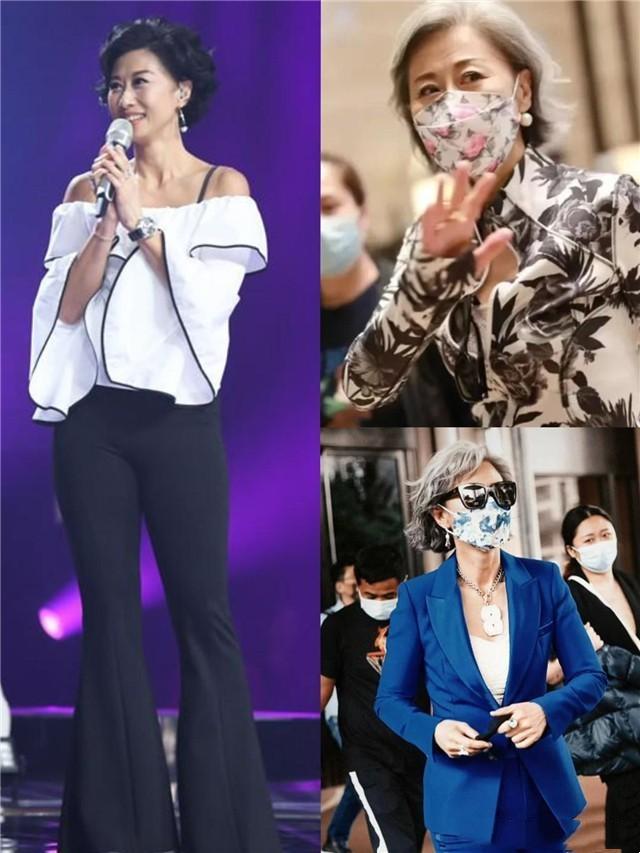 被63岁叶倩文老年状态惊艳:白发不染、色不过三,美得高级又得体