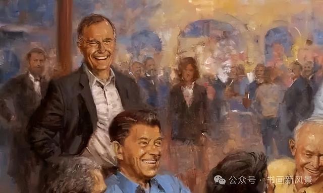 特朗普最喜欢这幅画，挂在了他办公室，网友：真敢挂！