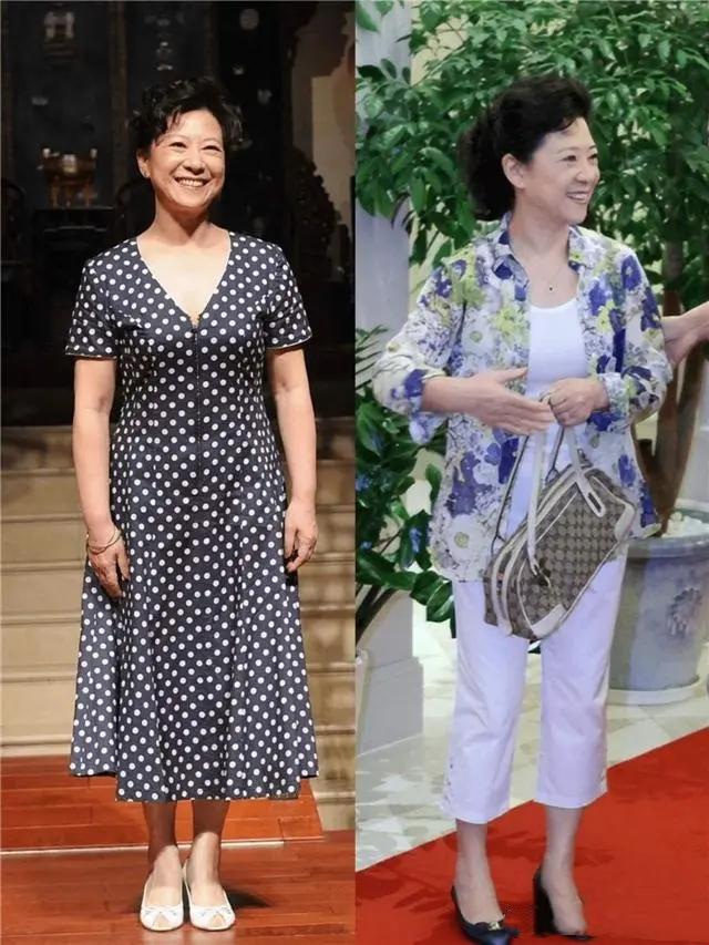 看了74岁王馥荔的打扮，我悟了：裙不配丝袜、发不过肩，优雅大气