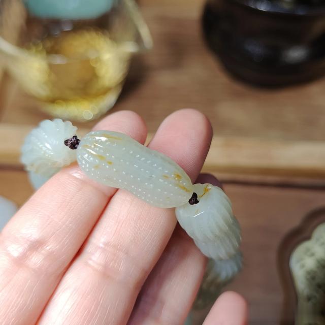 【一路生花】莹润籽料手串