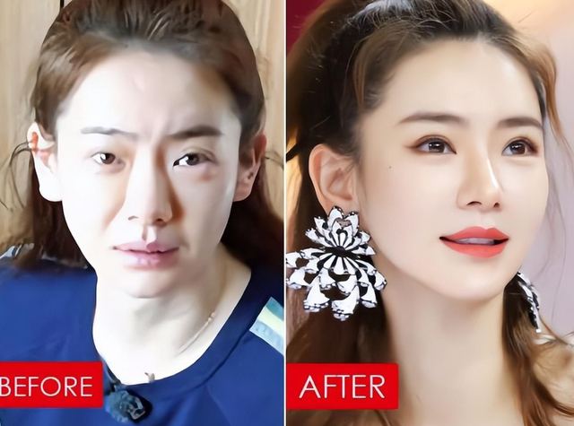 素颜堪称“照妖镜”，镜头前美若天仙，卸妆后，网友：大妈你谁？