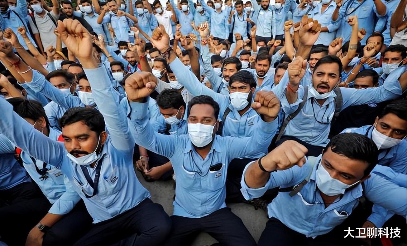 下跌1700亿!印度三星工人罢工事件有结果了,员工要得太多?