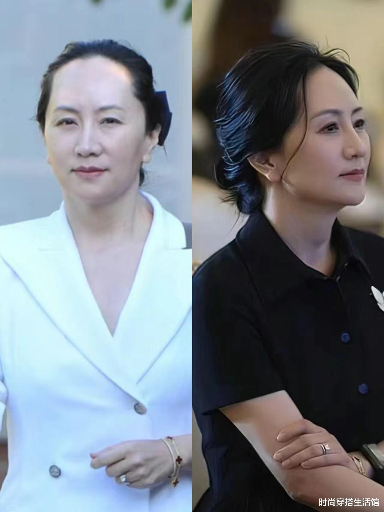 52岁孟晚舟亲自示范:不穿老年装、不烫老年头,到老都没有大妈感