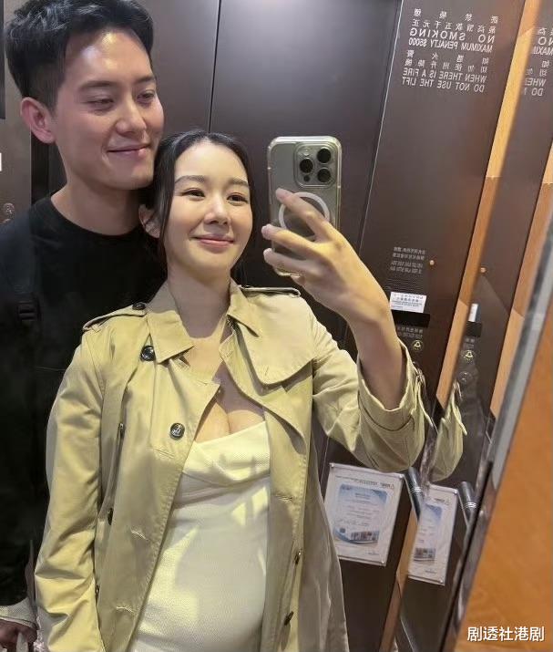 被指得知妻子怀孕反应平淡！TVB前港姐冠军高情商护夫，网民盛赞