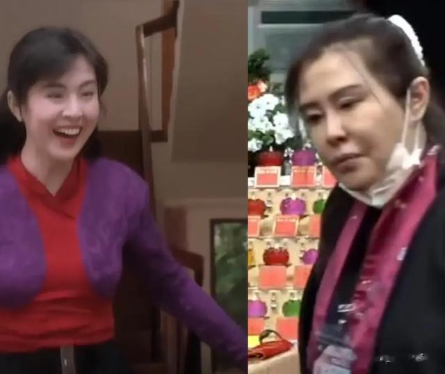 57岁王祖贤近照，面部变化大，头发浓密令人羡慕，身材纤细如少女