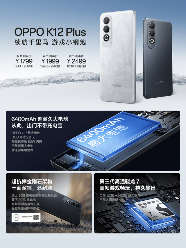 續航新標桿，OPPO K12 Plus讓你續航無憂