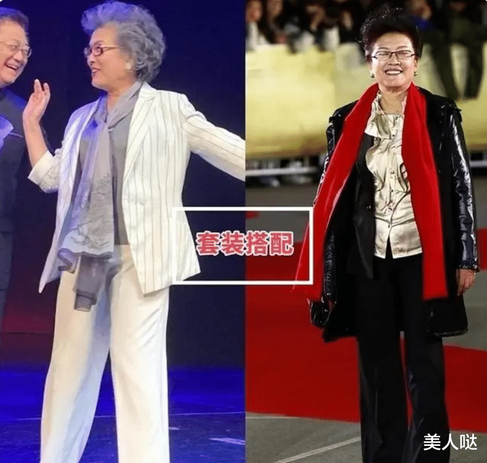 宋春丽和向梅的老年状态也太美好了吧!穿搭素雅、发不过肩,美的从容又优雅