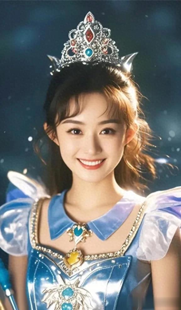 赵丽颖巴啦啦小魔仙的造型真的太可爱了!眼睛真的好有灵气!