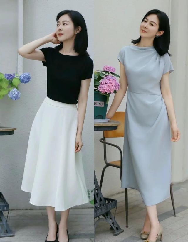 这才是中年女人的穿衣榜样：头发剪短，穿衣简单，体面又显贵