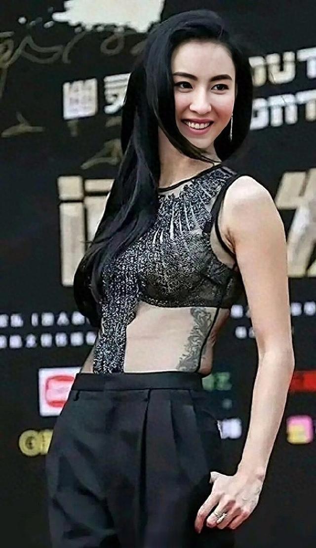 张柏芝做为公众人物身上怎么到处都是纹身呢? ???