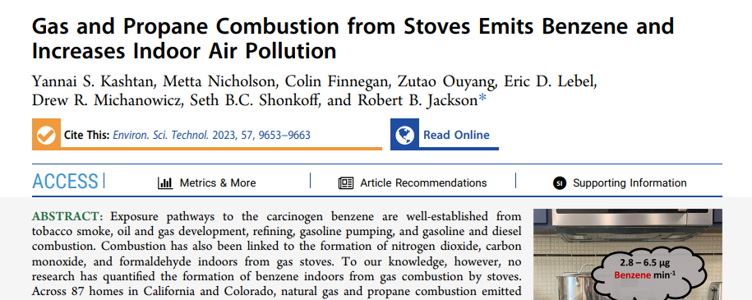 燃气灶致癌！斯坦福研究：在家做饭超45分钟，会排放大量的苯