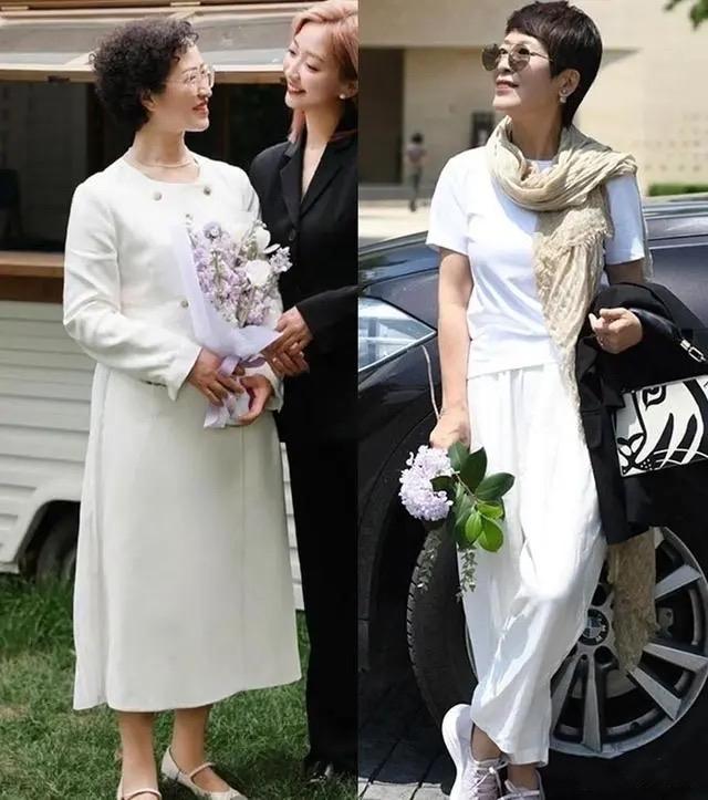 被73岁宋春丽老年状态惊艳！头发花白、穿衣简单素雅，老了也优雅