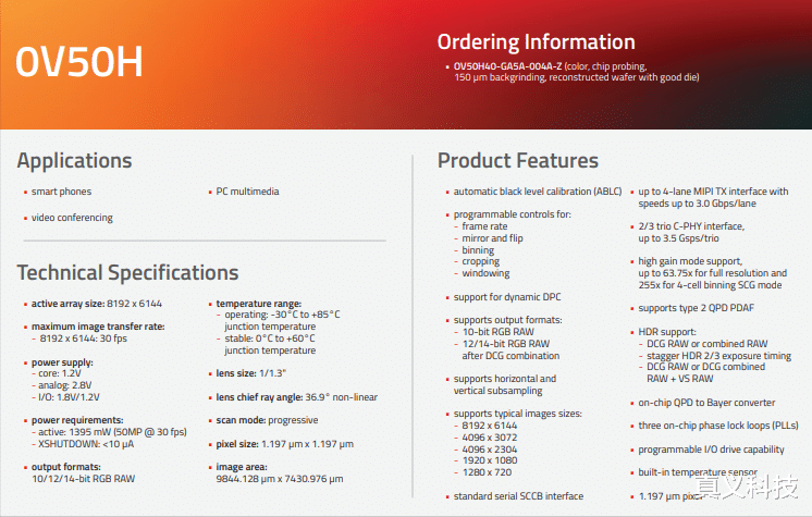 小米和豪威再續前緣的結晶——光影獵人系列傳感器全解析