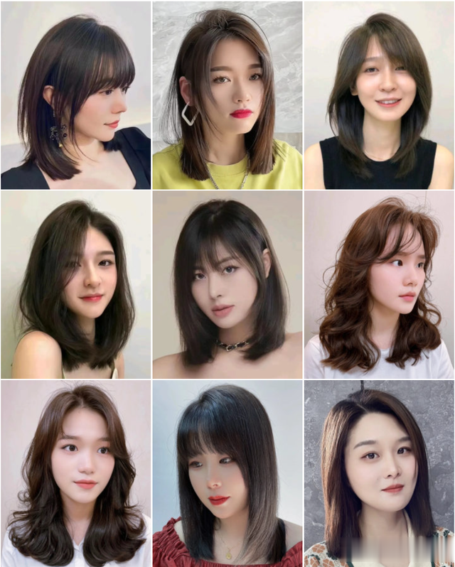 春天女发别乱剪，不长不短锁骨发型是主流，百变时尚很显瘦