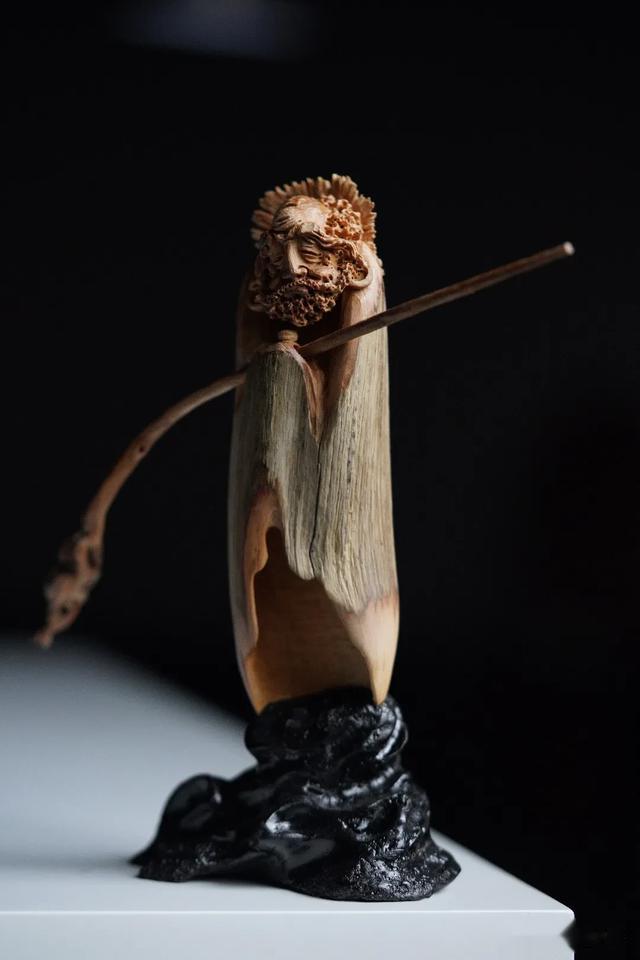 崖柏 | 达摩茶则&摆件