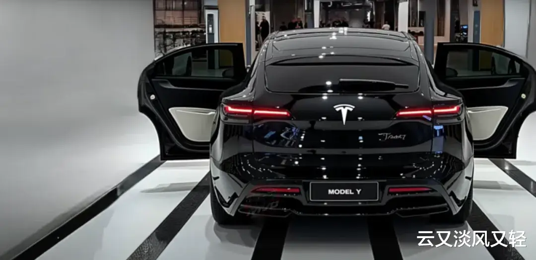 2025款特斯拉Model Y炸裂登场，这外观帅爆了