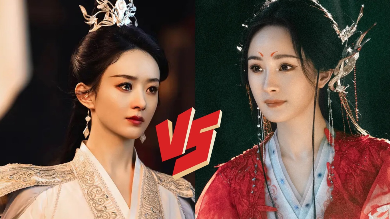杨幂、赵丽颖同演古偶剧，同是85后大花，差距不要太明显