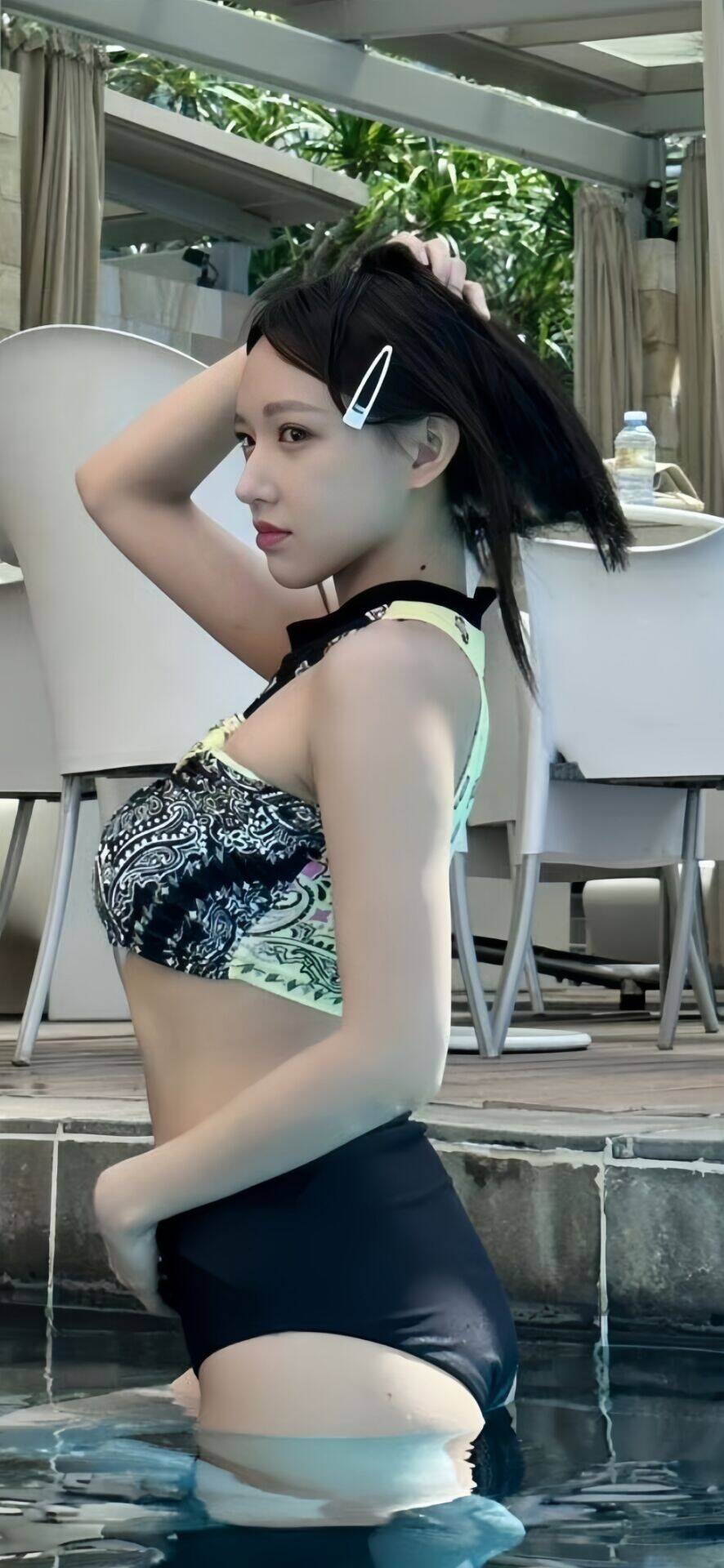 程潇#美照#海边沙滩照#