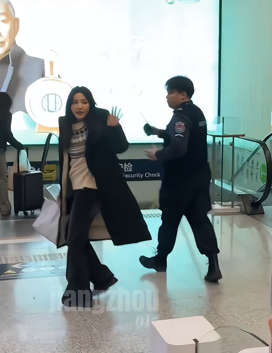 曾黎48岁机场遭遇：手提大白菜被围堵，怼脸拍照颜值依旧在线