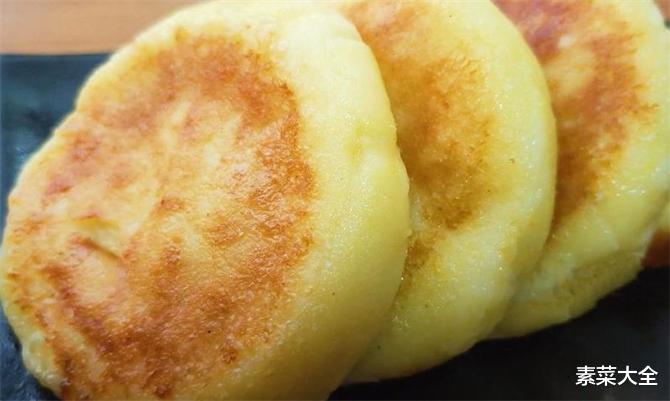 2个土豆,一碗糯米粉,不烫面,不发面,软糯拉丝,孩子超喜欢