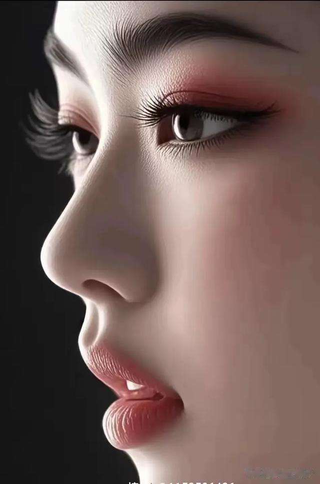 国色天香朱唇润,面似桃花眸醉人