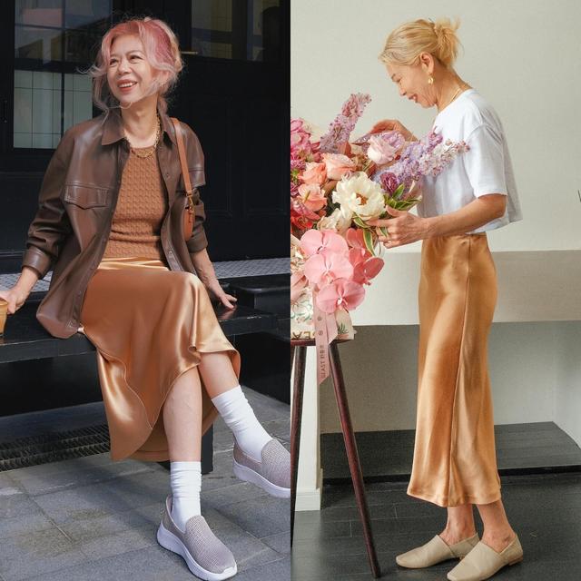 为什么说:60岁女人扎发,比披头散发更洋气?看这4组对比就懂了