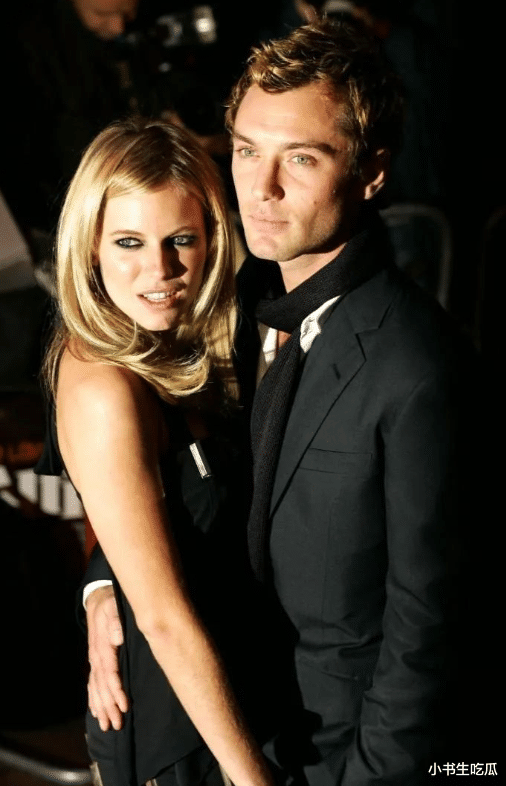 裘德洛真的是不抗老,和妻子像两代人,还好女儿遗传他的高颜值