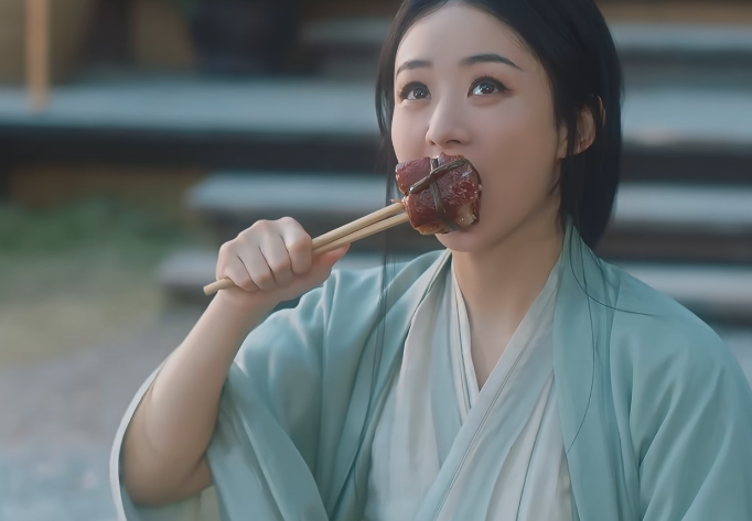 吃得越狠演技越稳!《与凤行》赵丽颖“吃红烧肉”,扯下了多少演员的遮羞布