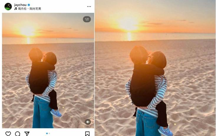 昆凌首晒三孩子正脸照,女儿随妈儿子随爸,颜值出众姐弟开心合影