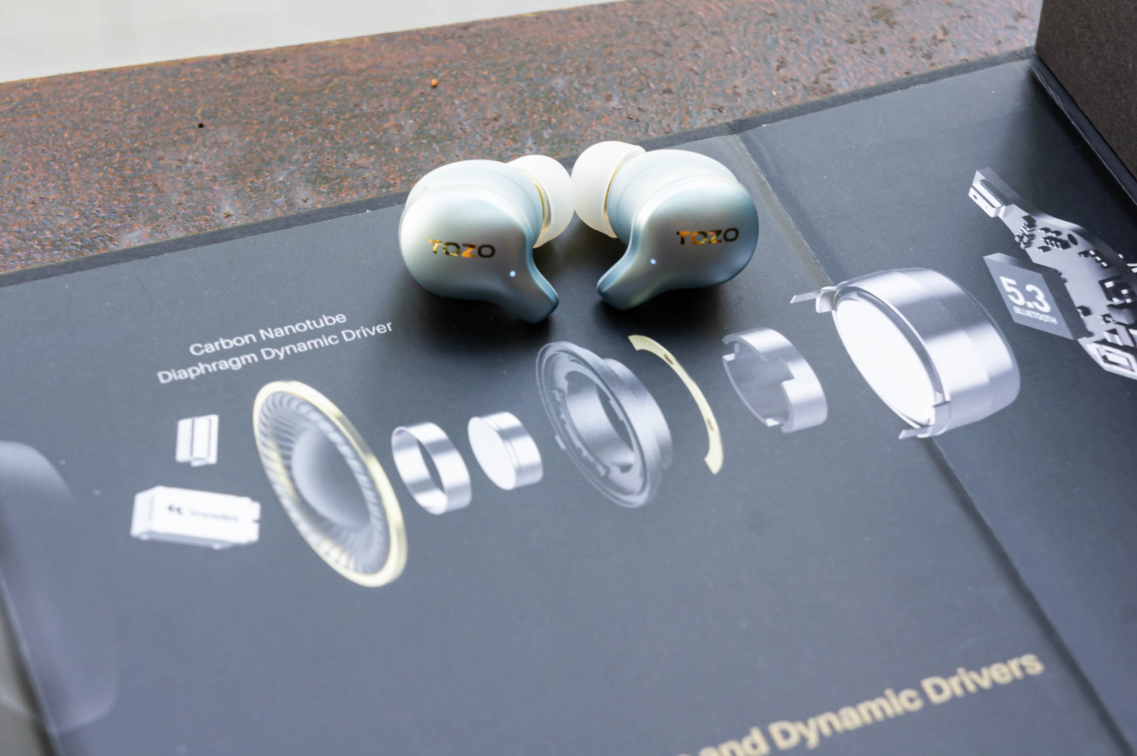 旗舰级真无线耳机!TOZO Golden X1真无线主动降噪圈铁蓝牙耳机