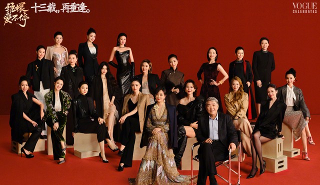 甄嬛传合照暴咖位！孙俪C位雷打不动，陶昕然没位坐，陈建斌缺席