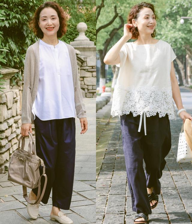 这才是130斤阿姨该有的样子：不穿老年装、发烫卷，更优雅得体