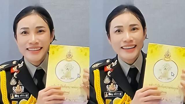 诗妮娜完成公务首秀，高调主持学术研讨会，一袭军装飒翻全场